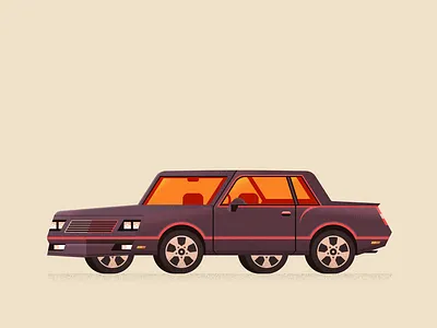 1987 Monte Carlo automotive car cruise illustration monte carlo retro ride texture vector vehicle vintage wheel