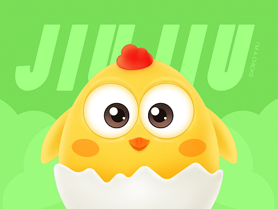 吉祥物设计-啾啾 mascot 插图