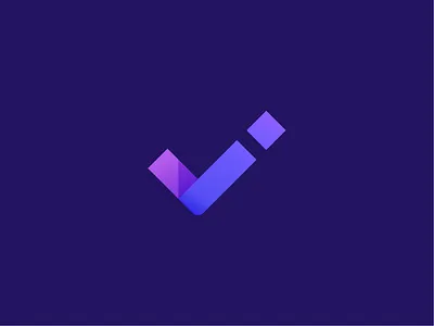 Check + J blue check j logo purple