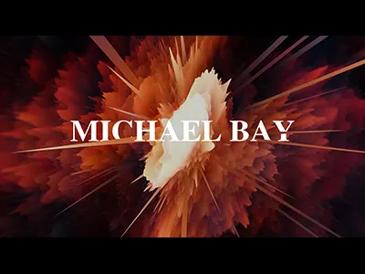 Michael Bay design illustration logo movie plant typography