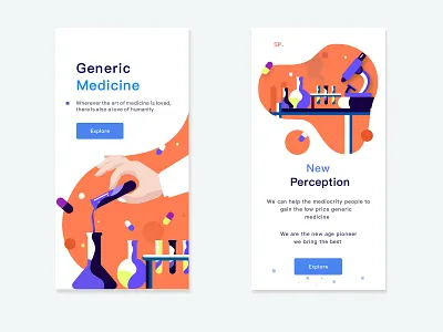 医疗软件界面设计 ui界面 医疗界面 手机app界面 插画界面 视觉