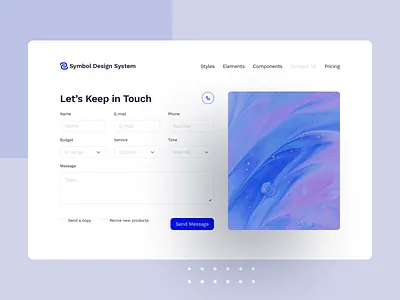 Symbol Design System 2 adaptive blocks components craftwork design design system image interface light minimal modern sketch symbol ui ux web