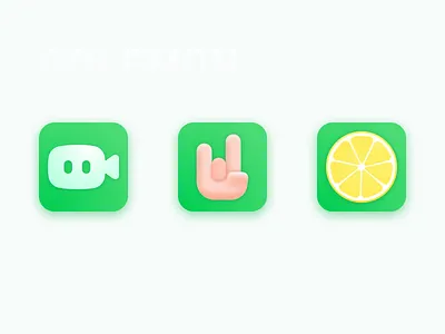GOLEMON app design green hand icon lemon logo rock sketch ui viadeo