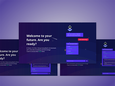 Chatbot UI design layout ui ui design uiux user interface vector web design