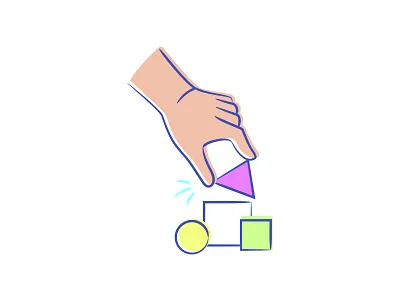 Kinesthetic illustration kinesthetic spot spot illustration startup branding ui vector