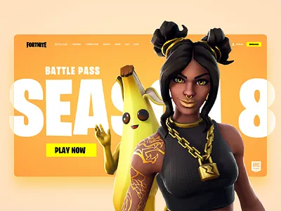 Fortnite - Battle Pass Landing Page battle royale epic games fortnite games landing page