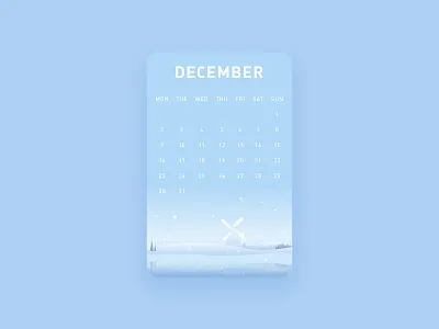 Winter design illustration 插图