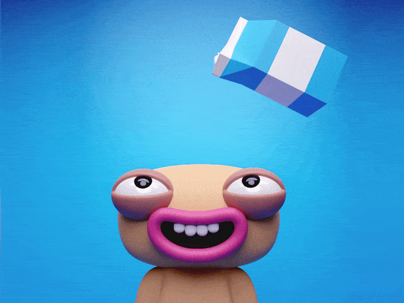 Milk shower for your coffee 3d animation 3d art animation arthouse big eyes cartoon character coffee colorful energy arthouse funky graphics illustration milk milk carton milk shower milk tea milkman shower trendy