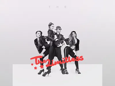 Limitless Logo branding clean color design digital flat font icon illustration logo logotype minimal outline portfolio typography ui ux vector web website