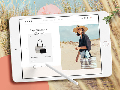 Maradji - Website e-shop 👜 e commerce e shop fashion feminine instashop interaction parallax slideshow smooth webdesign website woocommerce