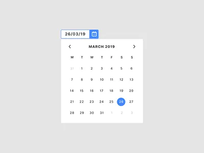 Daily UI #080 Date Picker 080 dailyui