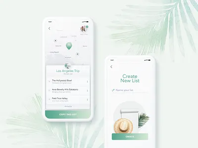 Travels Lists app clean holiday interface iphone list mobile subtl travel ui ux visuality