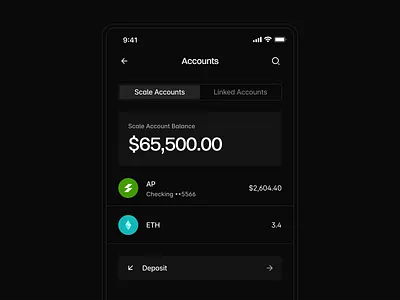 Finance App - Accounts 💸 accounts app bank banking mobile clean dark dark ui design mobile mobile accounts page mobile app mobile components mobile dark mobile elements mobile modal product responsive transaction ui ux