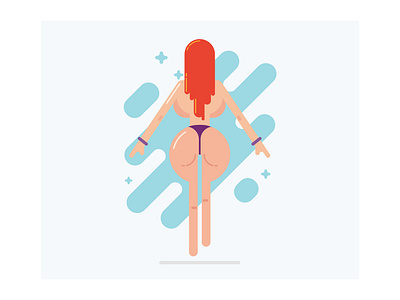 Bikini Babes 02 branding character clean design flat icon identity illustration illustrator infographic ios lineart logo minimal mobile pictogram ux vector web website