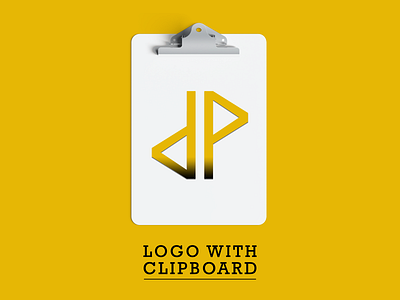 Logo With Clipboard app icon design art board banner design brand and identity brochure mockup clipboard design mockup logo logo design