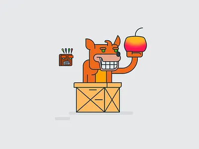 Crash brasil crash florianópolis illustraion illustration illustrator photoshop playstation ps design ps1