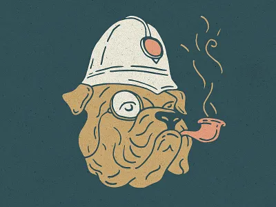 Fling Craft Cocktails :: Constable Charles british bull dog bulldog cocktail constable dog england fling gin london monacle nglish officer pipe smoke smoking tonic