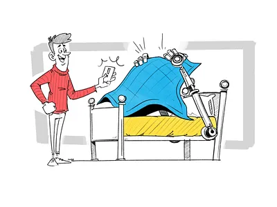 "Home_Automation" adobe applepencil automation character characterdesign characterdesignchallenge design hikeone illustration ipadpro procreate procreateapp prototyping visual