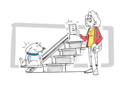 "Accesible_Design" accesible adobecc applepencil character design dog hike one home home automation illustration ipadpro procreate procreateapp prototype visual