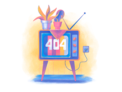 Moonworkers 404 Page Illustration 404 page branding colors creative agency design studio digital art flat graphic graphic design illustration interface