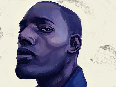 Face to face illustration man portrait