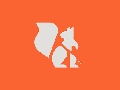 Skwurrl animal detail focus forest logo nature orange speed squirrel symbol tail tree wild