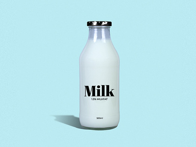 Milk - Bottle mockup bottle label bottle mockup branding cookies design logo milk milk bottle milk carton milk mockup mock up mock up mock ups mock ups mockup mockup design photo mockup photoshop typogaphy
