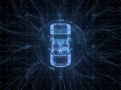 R&D for Mini 3d c4d car cgi hud illustration mini octane