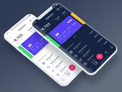 Mobile Wallet App design design process design technique graphic design illustration inspiration mobile mobile wallet mobile wallet app ui user experience visual design