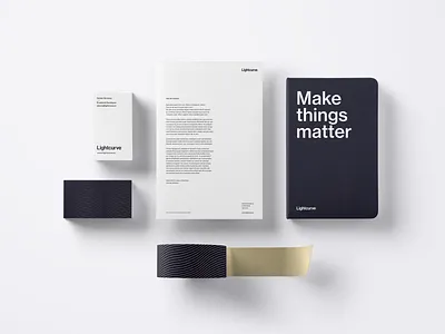 Lightcurve Stationary branding graphic design lightcurve mockup stationary visual id