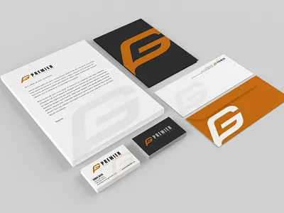 Premier Brand Identity Mockups branding design golf icon illustration logo