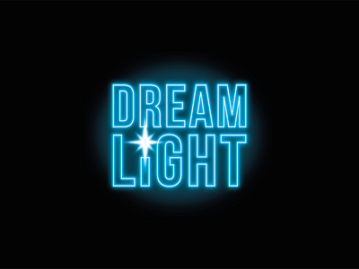 Music Band Logo | Dream Light band branding graphic design identification identity logo music neon typography ui vector visual identity