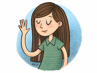 Drawn Selfie doodle drawing hello illustrated illustration illustrator self portrait