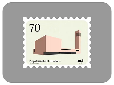 St. Trinitatis | Churches of Leipzig affinity affinity designer architecture church graphic design icon illustration madeinaffinity stamp vector