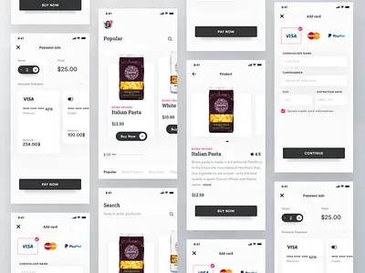 Grocery Shop App Design app app concept best design branding clean design ecommerce illustration iphonex mobile search ui ux