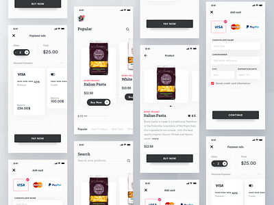 Grocery Shop App Design app app concept best design branding clean design ecommerce illustration iphonex mobile search ui ux