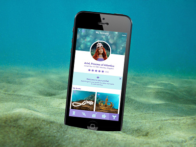 Ariel UI ariel disney princess mock up ui freestyle