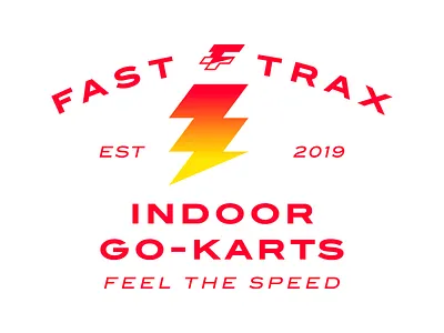 Fast Trax - Reddit Logo Battle #123 branding design fast go kart illustration logo logo design mark reddit symbol type typography vector