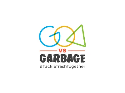 Goa Vs Garbage campaign logo cleanup goa logo logo unit sustainable