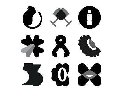 Logo Collection 53 art branding charity chesnut donate drop house kiss local logo mark mouse my home orchid tag wine