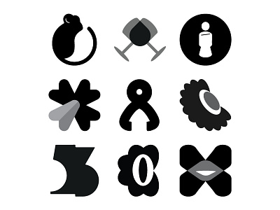 Logo Collection 53 art branding charity chesnut donate drop house kiss local logo mark mouse my home orchid tag wine