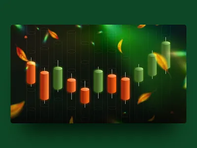 A Last Hope for Uptober bank candle chart chart crypto cryptocurrency defi digital illustration figma finance fintech illustration money nexo trading