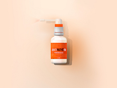 Spray for no bullying_02 2d adobe illustration minimal simple spray vector