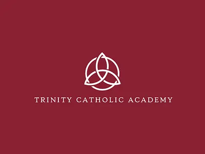 Trinity Catholic Academy branding design icon logo type