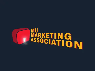 MU Marketing Association Logo branding creative design illustration logo vector
