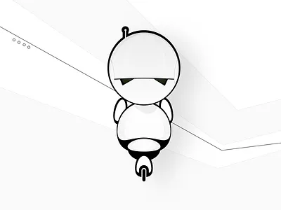 Dribbbot illustration vector artwork