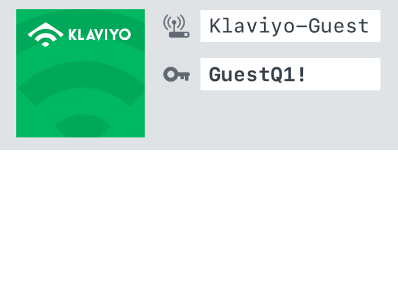 Wi-Fi Signage Iteration graphic design progress signage