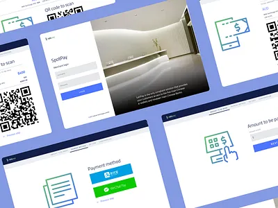 Spotpay payment gateway app design responsive ui ux