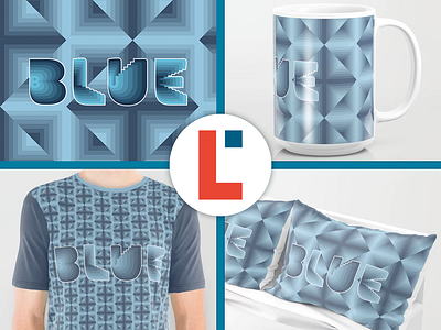Optical blue squares abstract arrow blue cartoon comic cubic cut cyan depth endless geometric grid illusion optic optical overlay pop retro square zigzag
