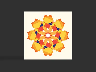 Mandala card abstract art colors colourful colours design flat geometry graphic design graphicdesign graphics illustration london mandala vector